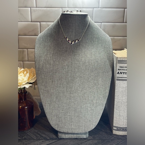 Vintage NRT Avon Purple Amethyst Necklace Bracelet and Earring Set - Picture 2 of 10